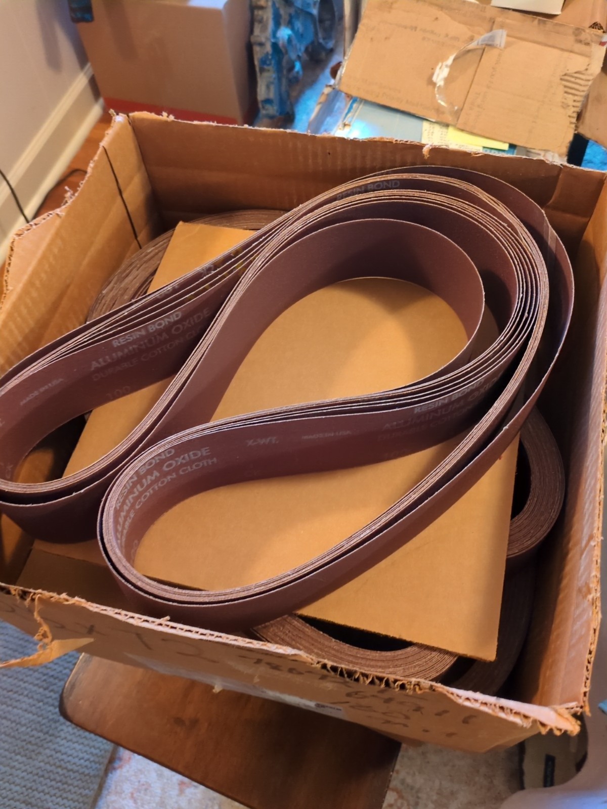 Norton R228 Metalite Aluminum Oxide Sanding Belts 2 1/2 x72 Box of 55 belts