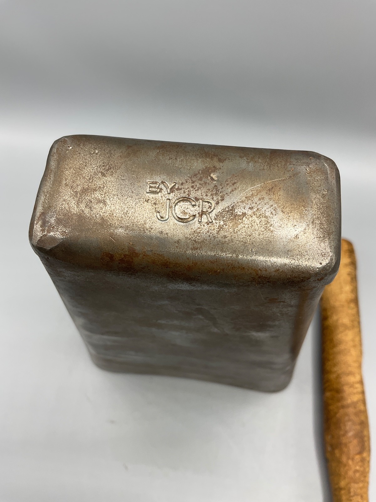 Vintage JCR Percussion Cowbell Bronx NY by J.C.R. with Stick