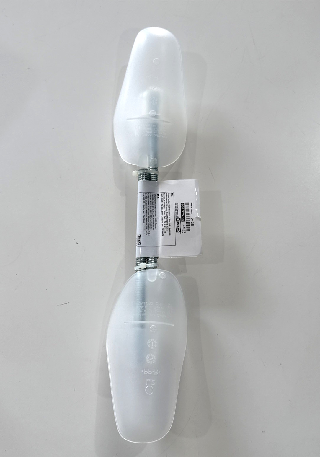 IKEA Omsorg Shoe Form 1 pair Clear New 600.375.38