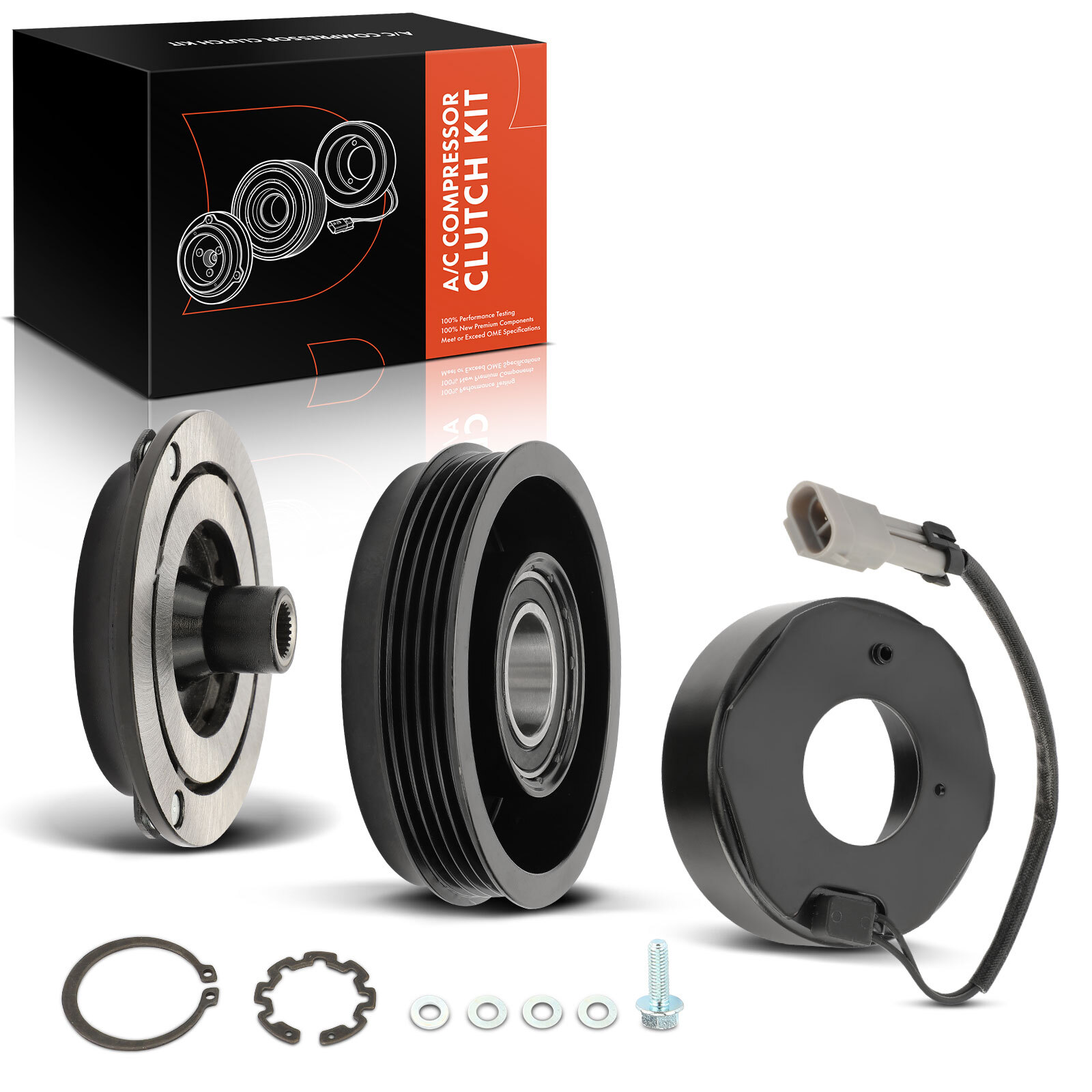 AC Compressor Clutch Kit for GMC Sierra Savana Yukon Cadillac Escalade Hummer