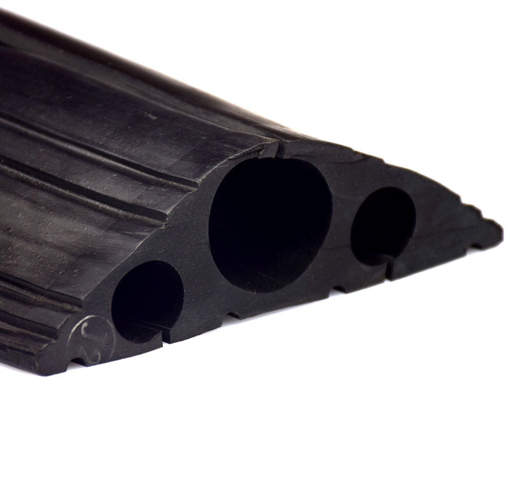 Heavy Duty Rubber and PVC Floor Cable Protectors - Multiple Sizes and Colours Av
