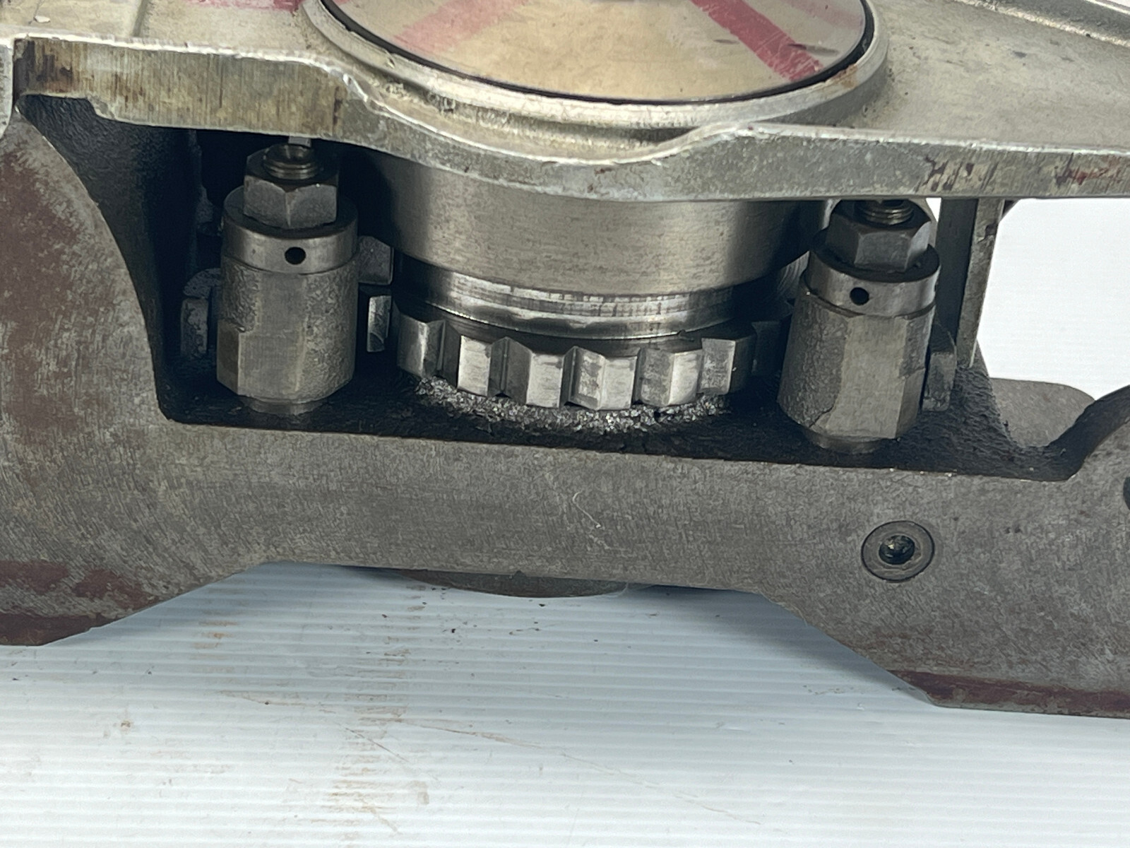 EARLY COLLET INDEXER COLLET FIXTURE MACHINE (CRACK ON TOP)