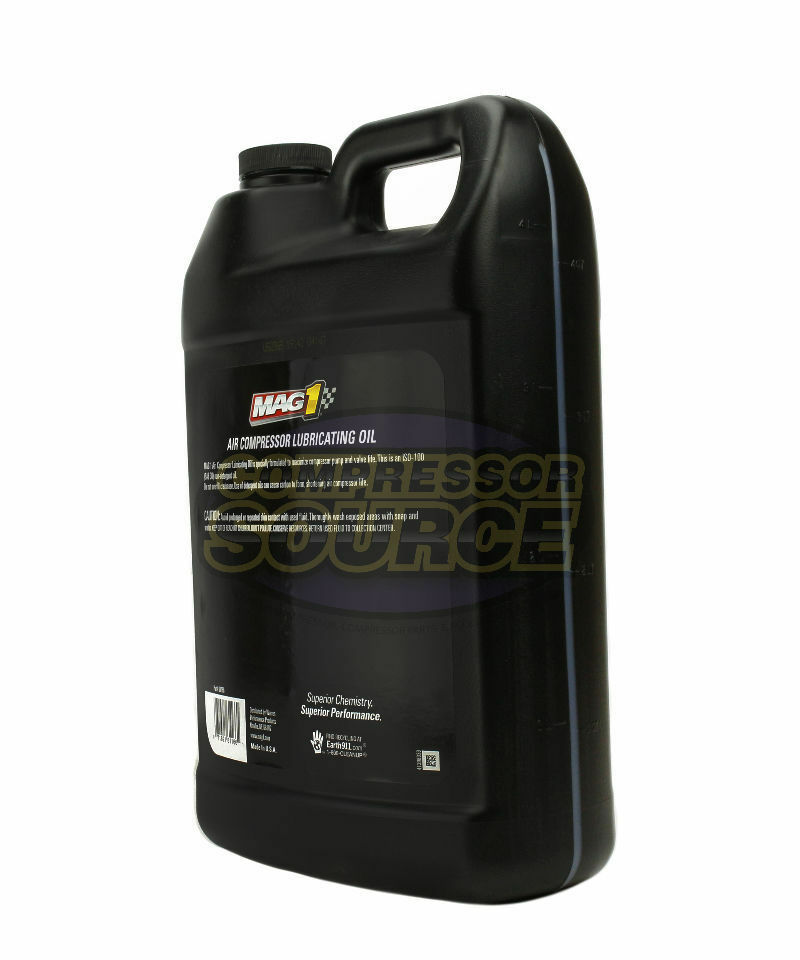 1 Gallon Gal ISO-100 Non Detergent Air Compressor Oil Lube Jug Lubricant SAE 30W