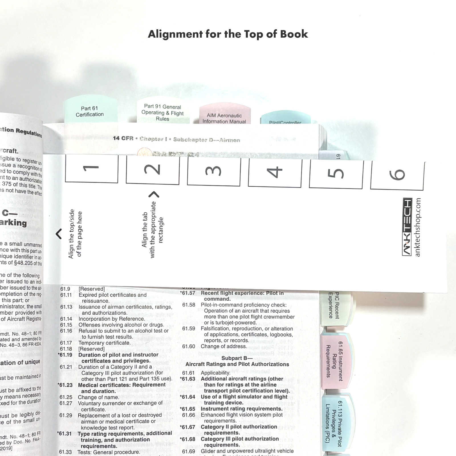 DIY KIT ASA 2026 FAR/AIM Book + 50 Tabs for Commercial Rating