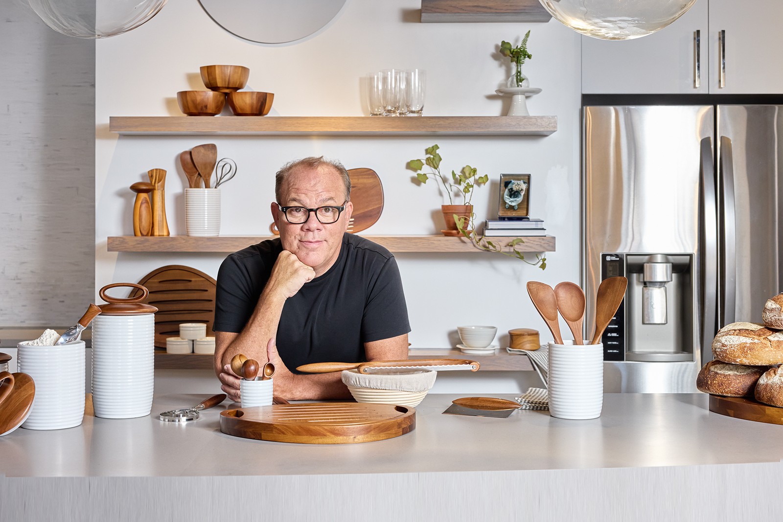 Nambe x Tom Papa Breaking Bread Canister 12" x 6" (Large)