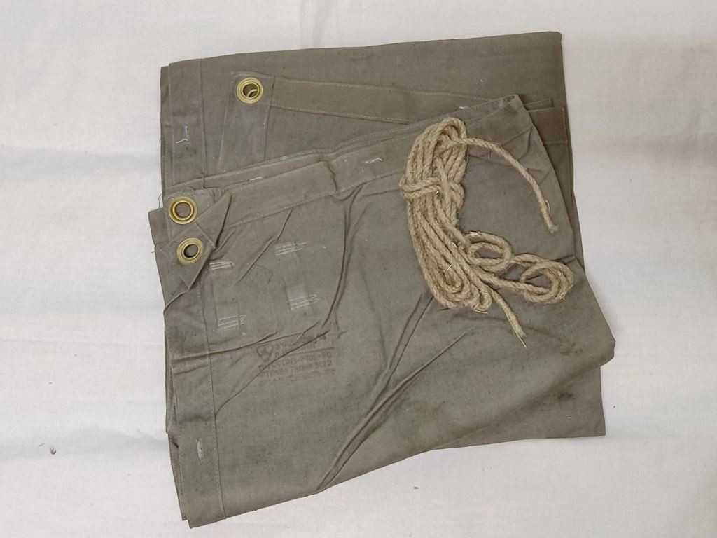 Soviet Russian Army Soldiers Rain cape-tent Poncho Metal Grommets Original,NEW
