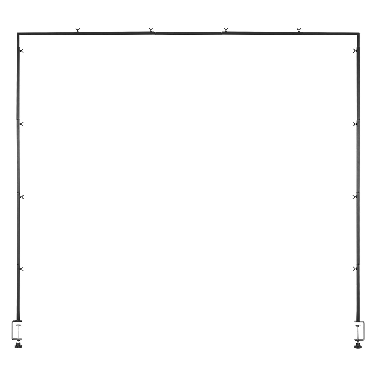 VEVOR Over The Table Rod Stand Metal Arch Frame 28"-98" Length Adjustable Clamp