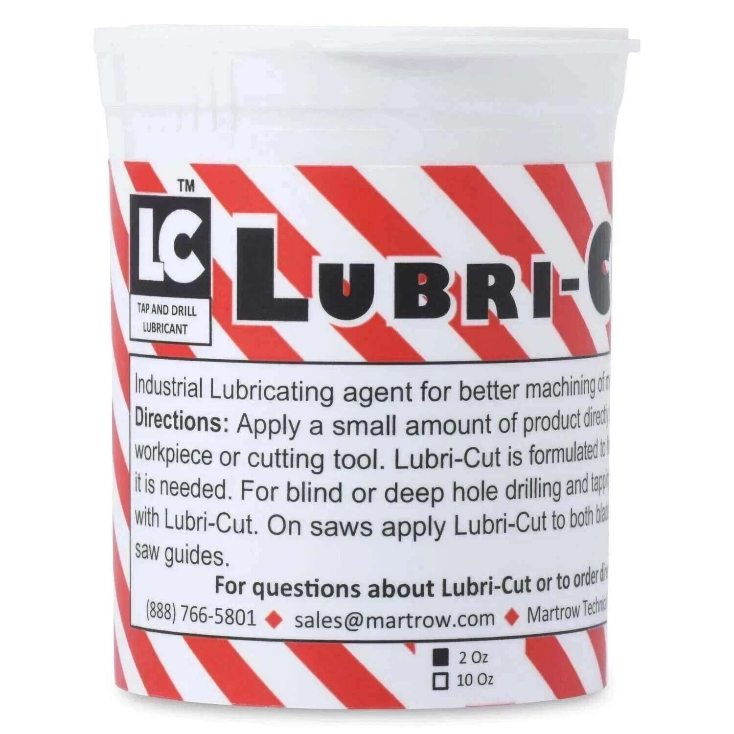 Lubricut Gel 2.5 oz– No-Drip Cutting Lubricant for Drill Bits & Taps
