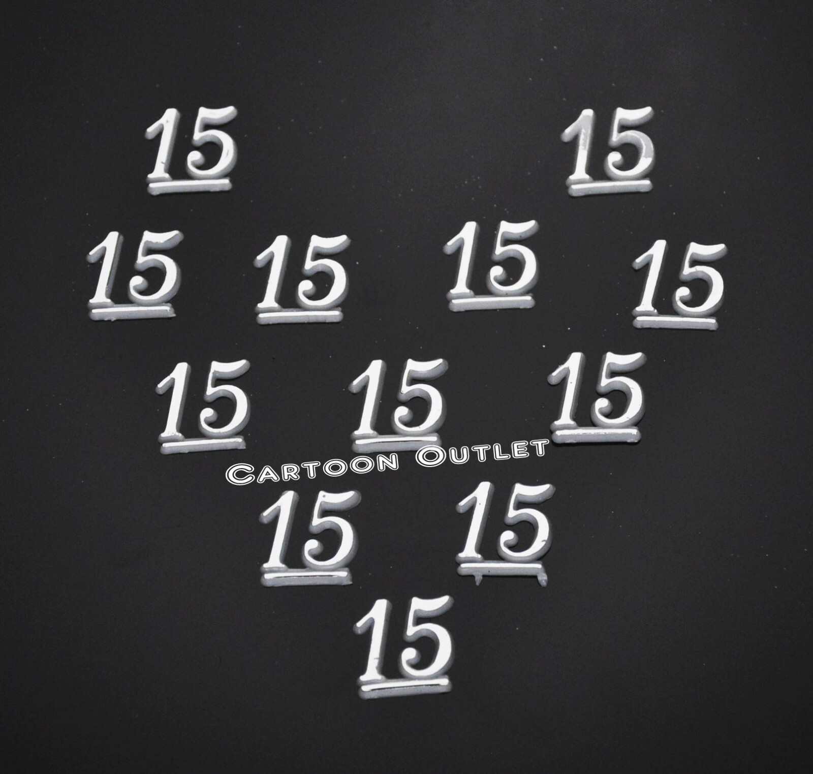 144 PC # 15 SIGNS FAVORS RECUERDOS DE QUINCE ANOS QUINCEANERA MINI PLAQUES SILVE