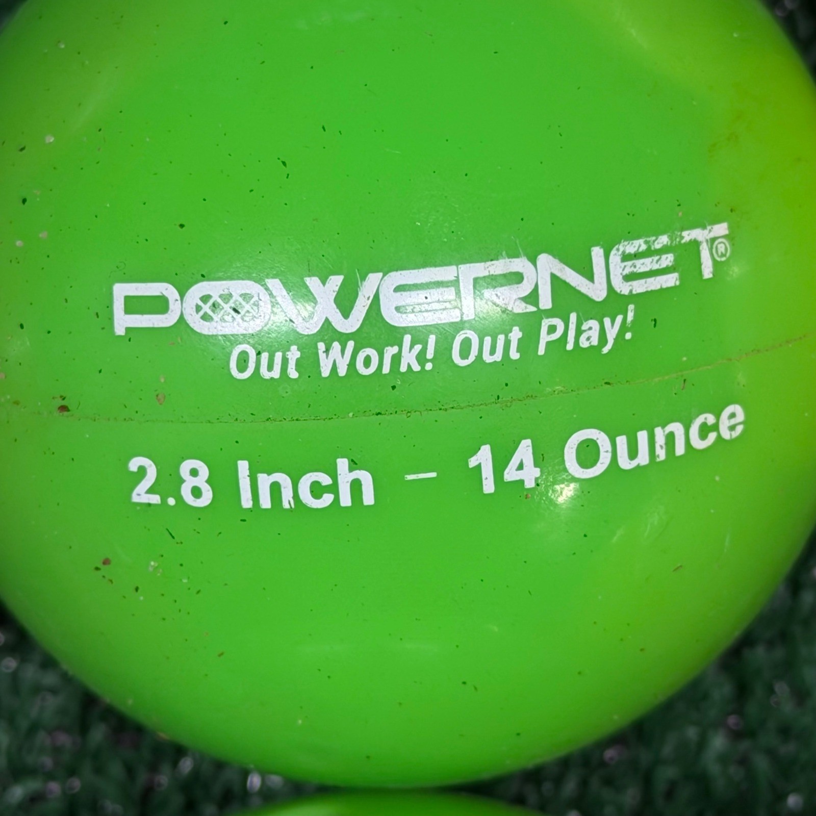 PowerNet 9-Pack Progressive Weighted Baseball Softball 2.8" Training Balls Set