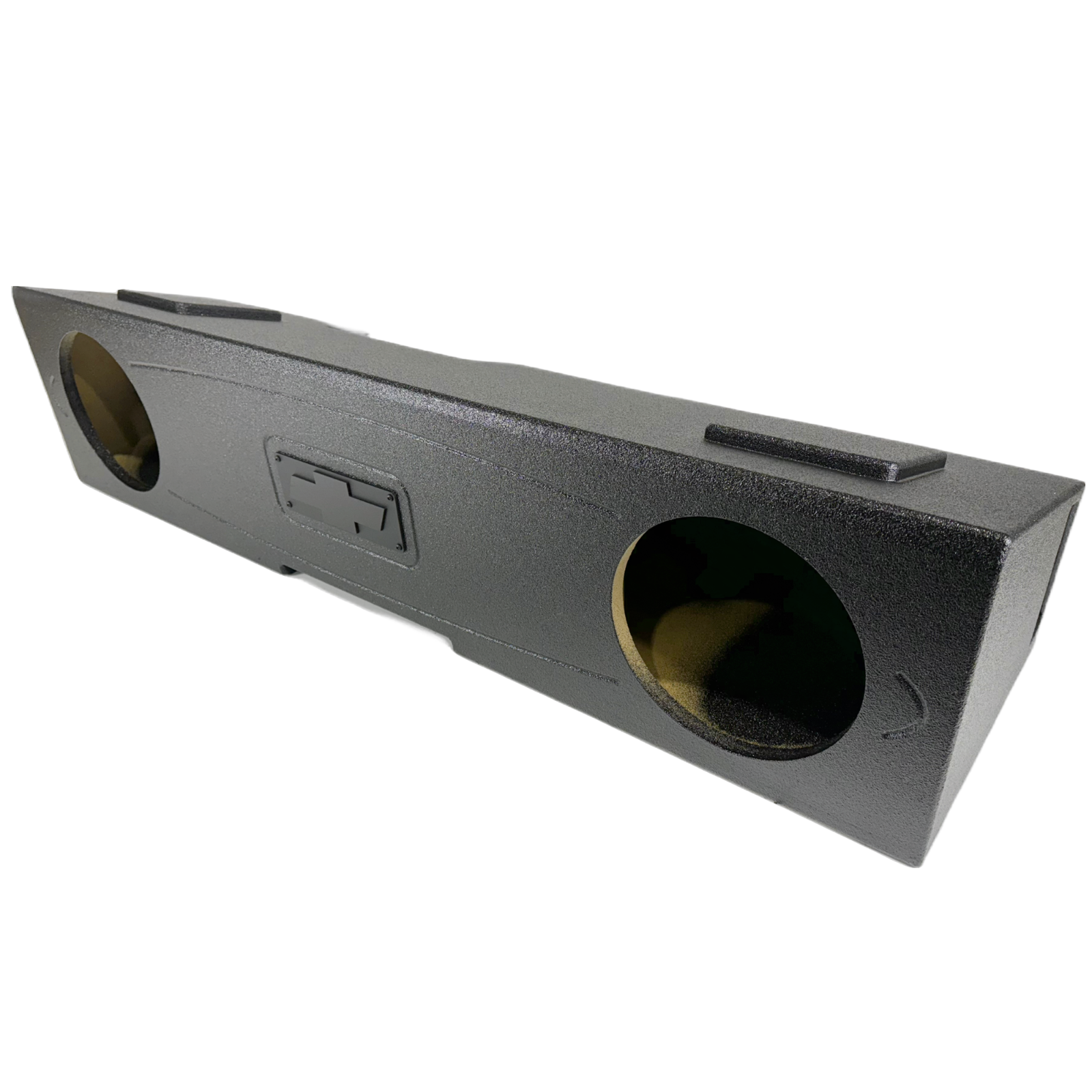 SubWoofer Box Chevy Silverado Gmc Sierra 19-24 Crew Cab 2X10 Woofers Ported