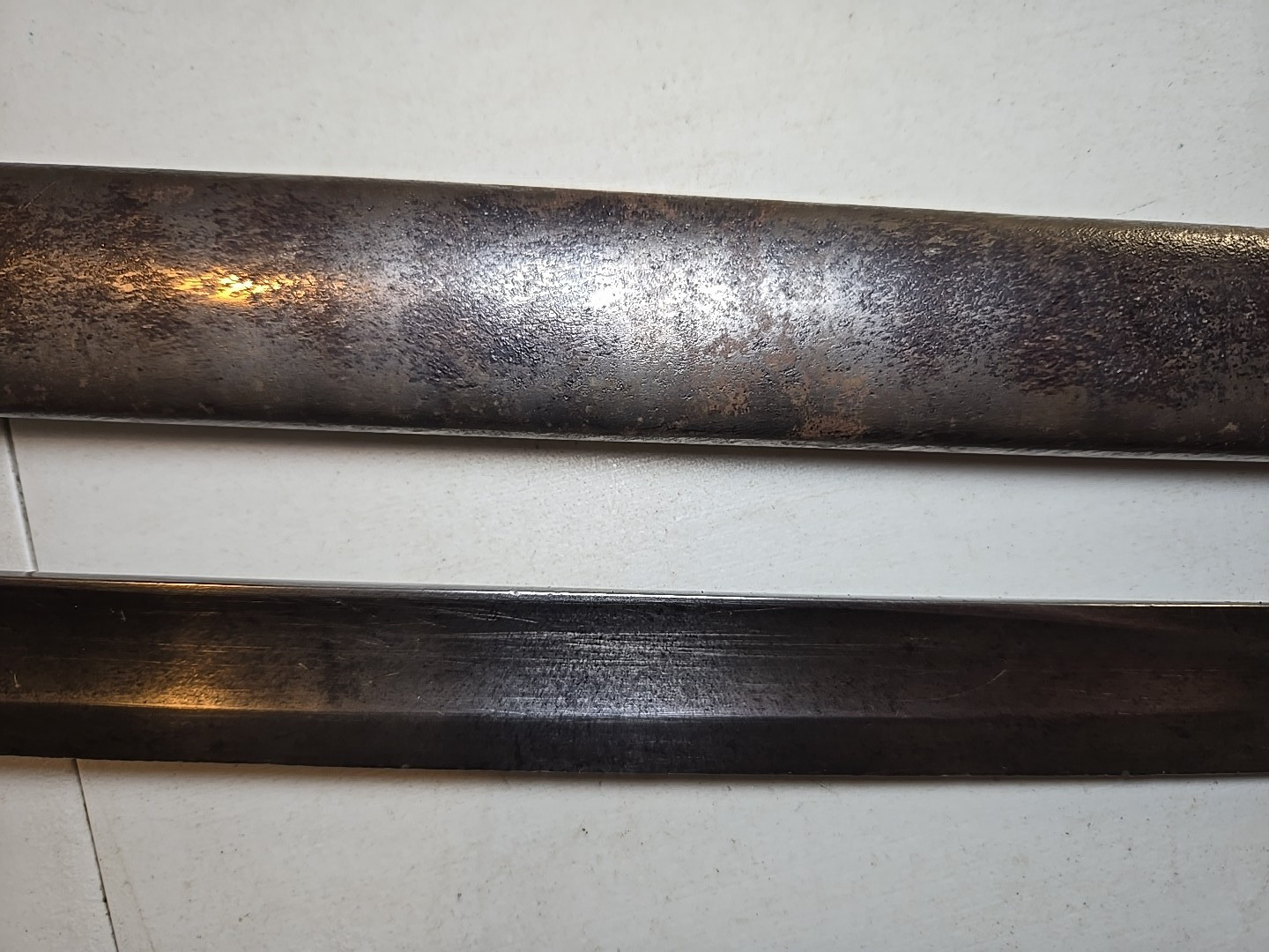 Pre-WWI British Pattern 1827 Volunteer Rifle Officers Sword w/Scabbard - Etched