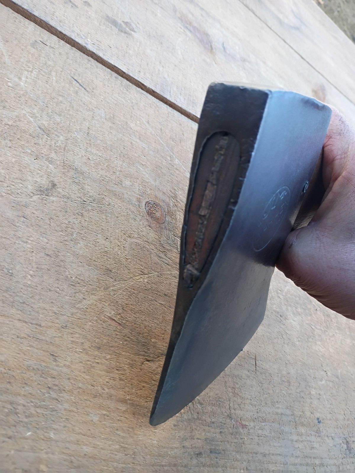 Vintage J.M. Warren Connecticut Pattern Axe Troy NY 4 lbs 2 oz