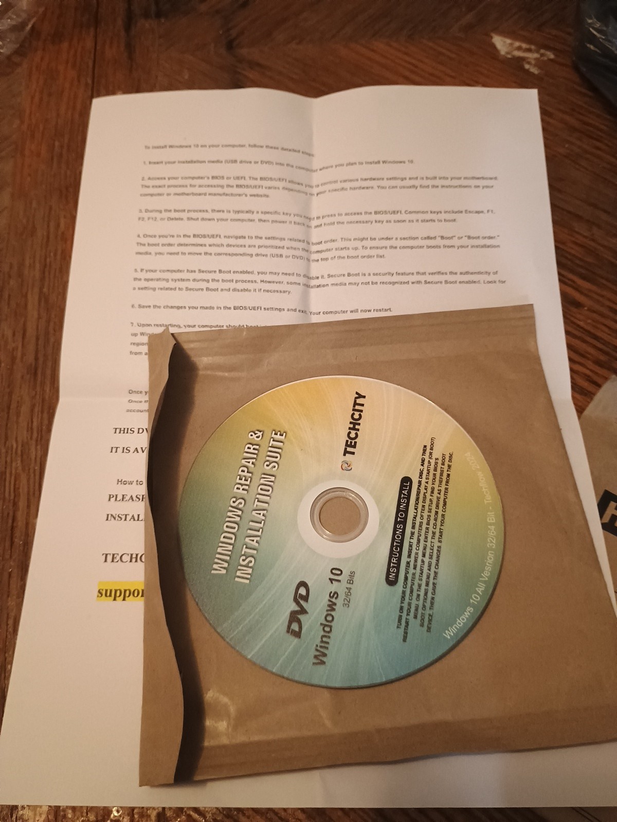 Reinstall DVD for Windows 10 All Versions 32/64 Bit. Recover, Restore, Repair Bo