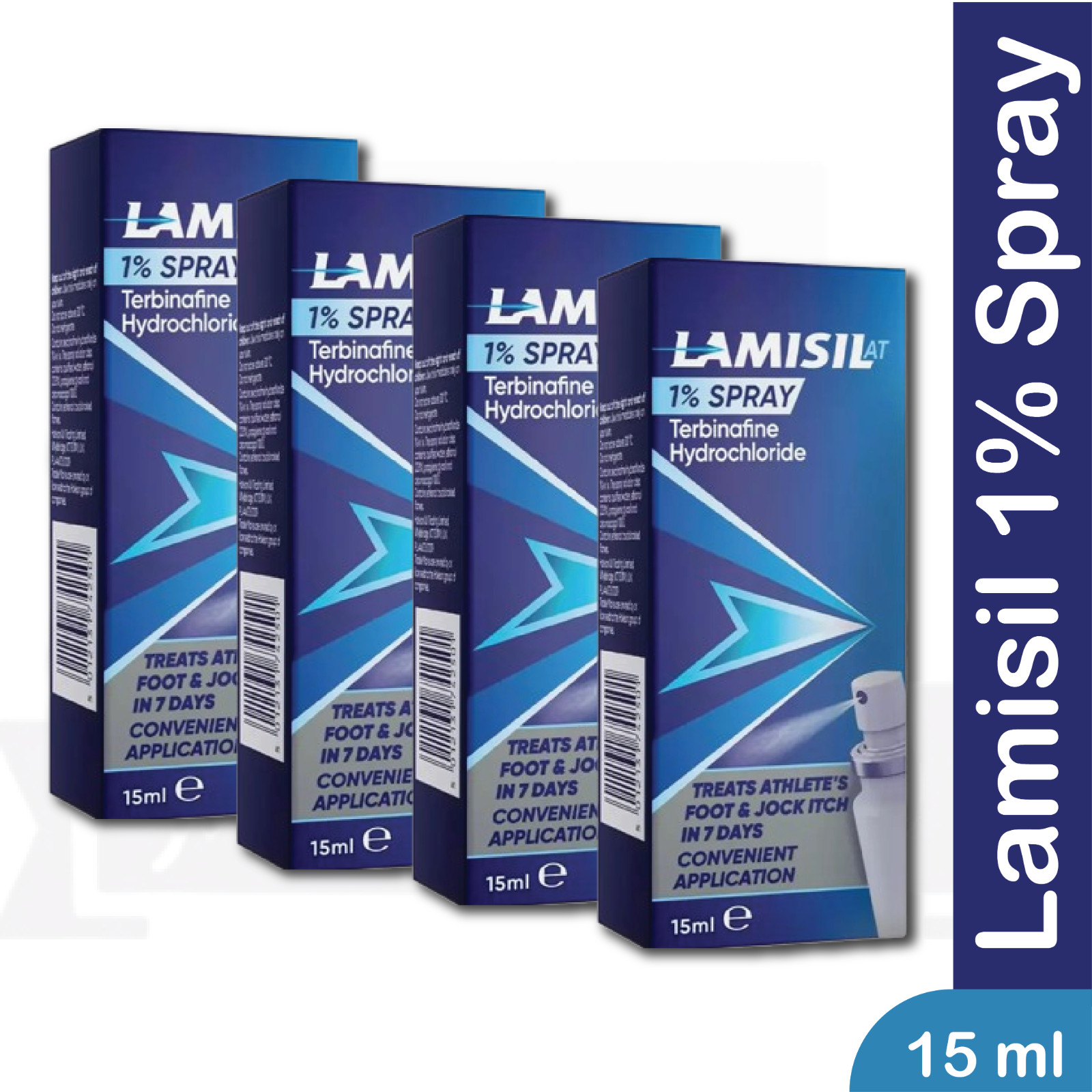 Lamisil 1% Spray 15ml-PACK OF 4-EXP-06/2027