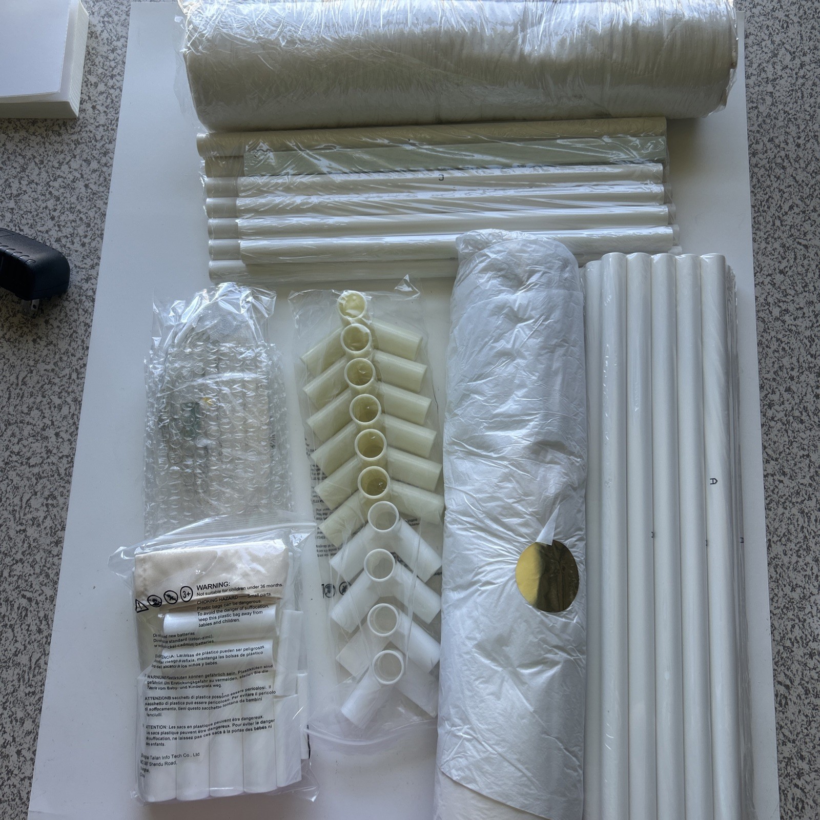 Tiny Land Kids Tent with Mat and Star Lights, Indoor Playhouse for Toddlers