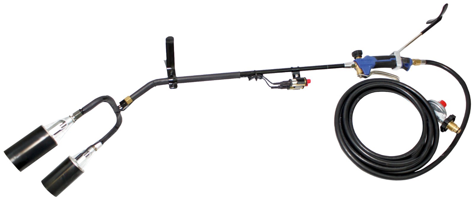 1 Million BTU Dual Propane Torch Heavy Duty Weed Burner, Single or Dual Piezo