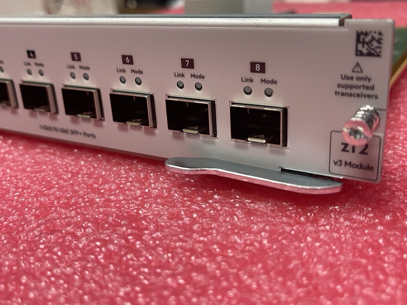 HPE Aruba 8x 10GbE SFP+ MACsec v3 zl2 Module J9993A Used