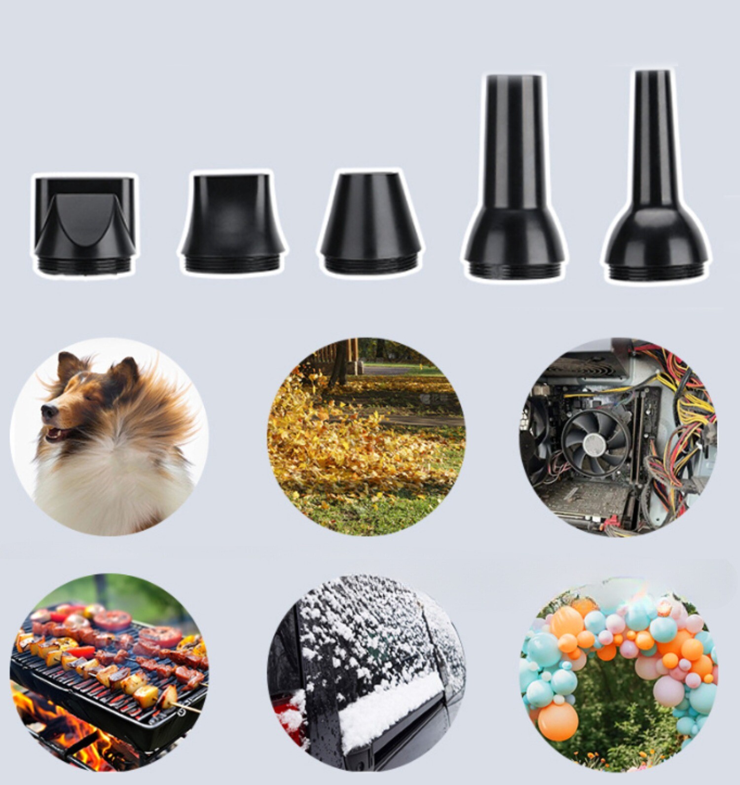 210W Electric Jobsite Air Blower for Ryobi 18v Cordless Leaf Blower Handheld