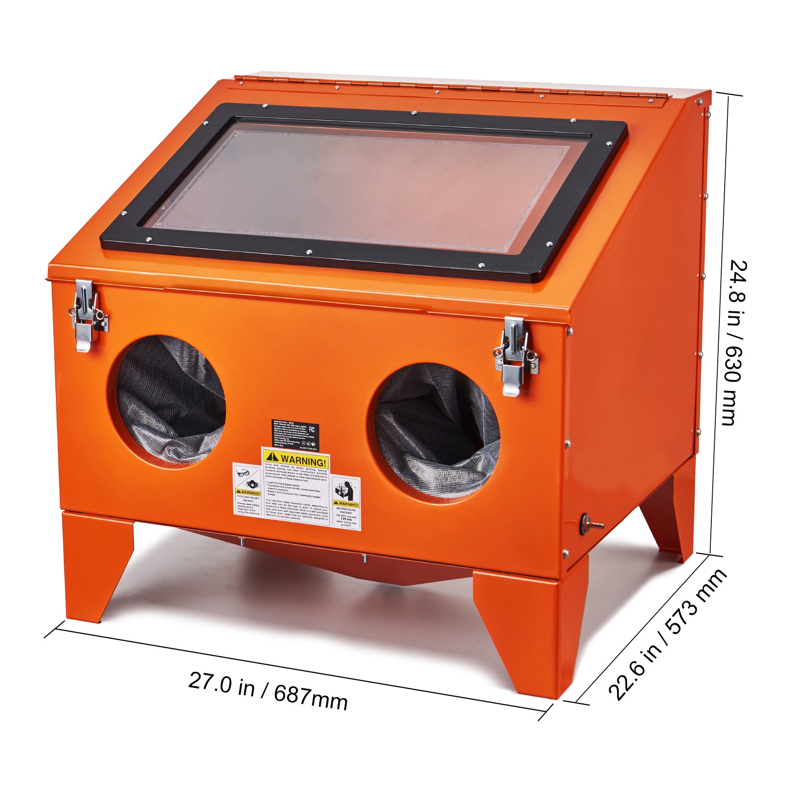 Uimoso 40 Gallon Sandblasting Cabinet with Blasting Gun and 4 Nozzles