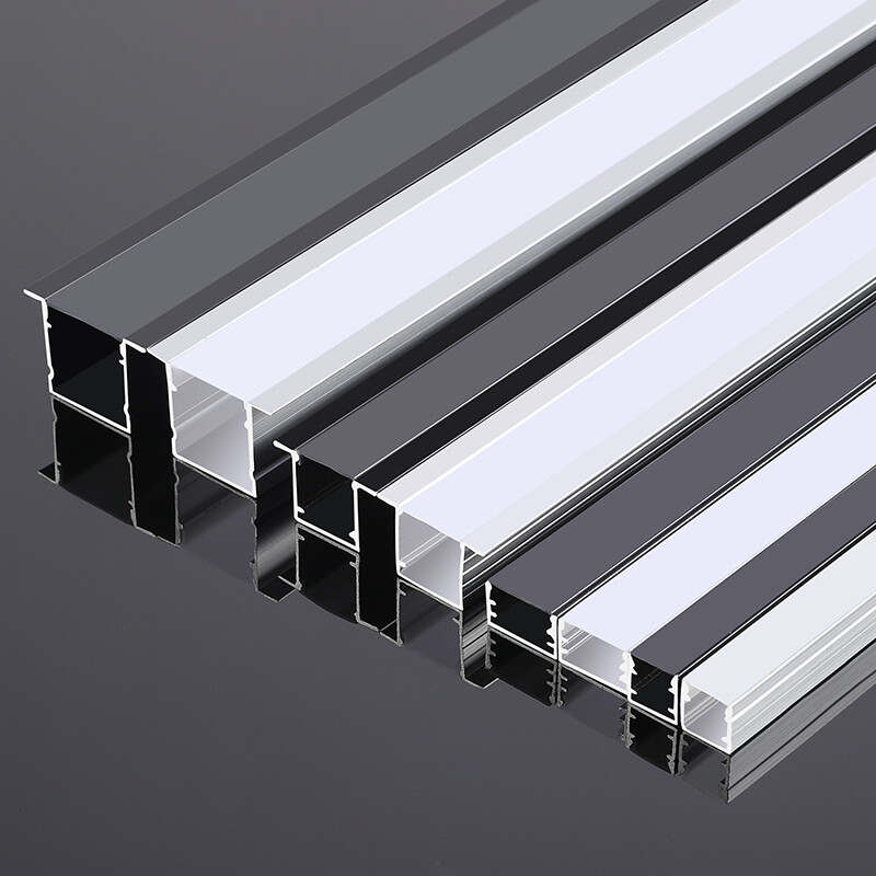 10Pcs 3.3ft Each LED Aluminum Profile Channel Holder with Cover for LED Strip