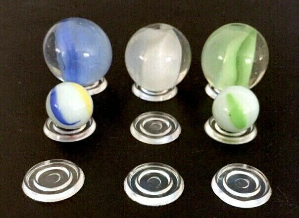 (TODAYS SPECIAL!!)⭐ 25/PK HOLDERS ⭐ MARBLE SPHERE GLOBE EGG BALL STONE ORB STAND