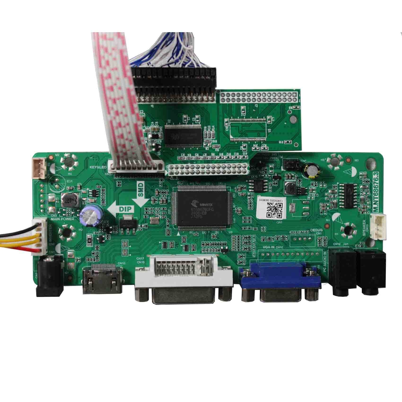 HDMI DVI VGA LCD Controller Board For 10.4 in 640X480 NL6448BC33-70D LCD Screen