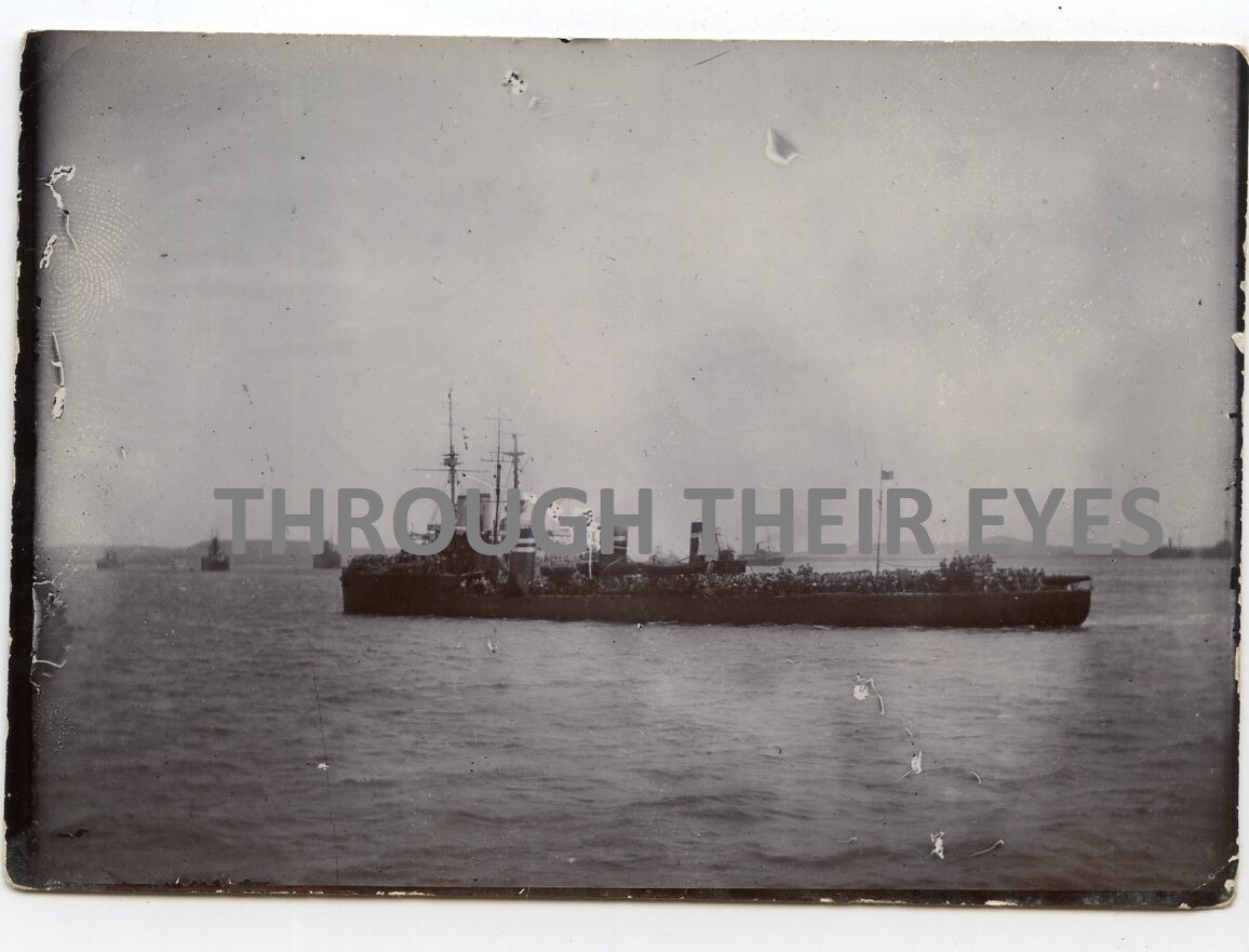 DVD Scans WWI Photo album Dardanelles Gallipoli taken from HMS Beagle 1915 -16