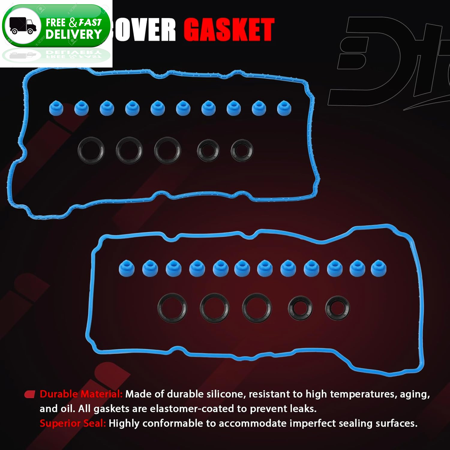 Valve Cover Gasket Set for Ford Lincoln 3.5L 3.7L V6 2011-2020 VS50814R VS50722