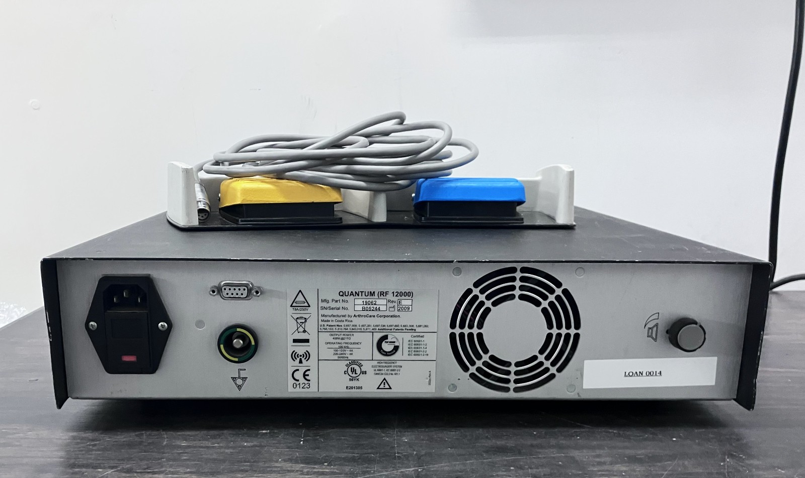 Arthrocare Quantum 2 RF12000 with Footswitch