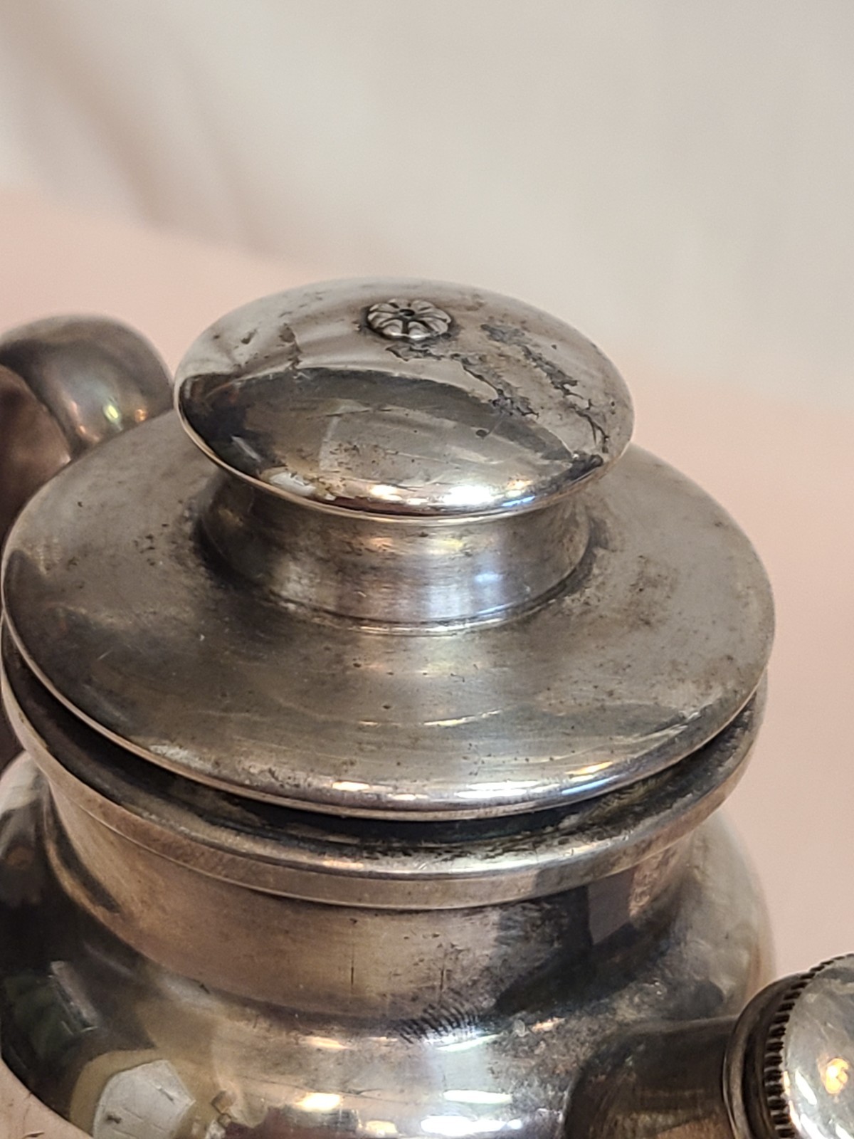 Art Deco Friedman Silver Co. 500 small Cocktail Shaker – Classic Barware 7 in.