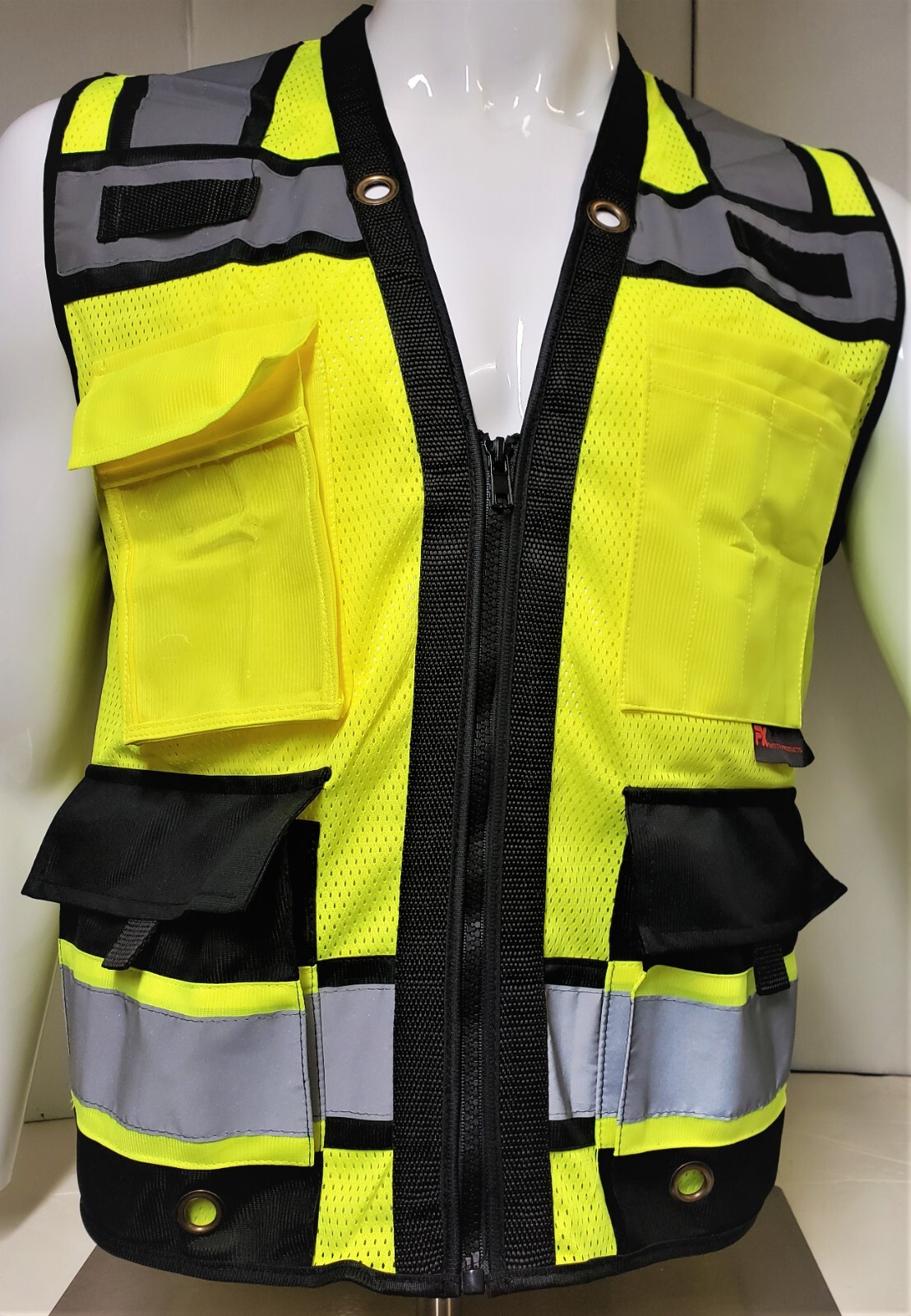 FX HIGH VISIBILITY Surveyor Two Tones Safety Vest  Mesh front & back