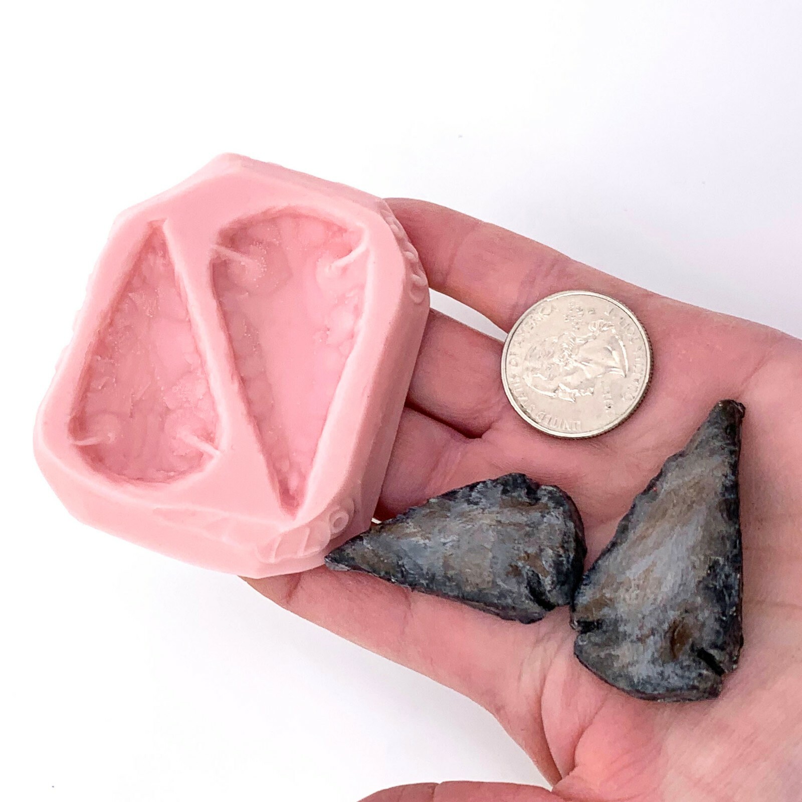 Silicone Arrowhead Mold - Polymer Clay, Metal Clay, Resin - Food Safe (977)