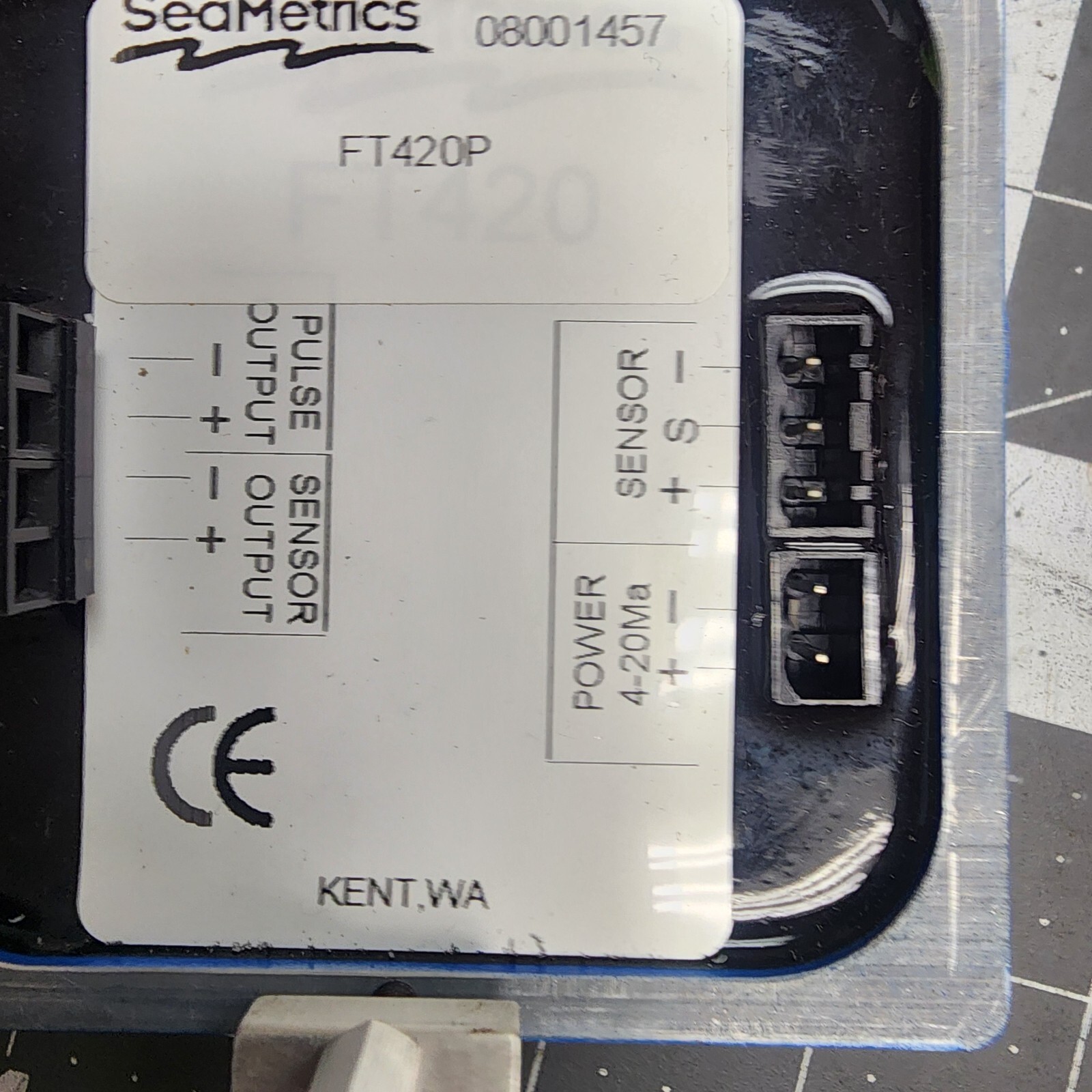 SeaMetrics FT420P Flow Controller Computer Display 08001457 [B6Y2#23]