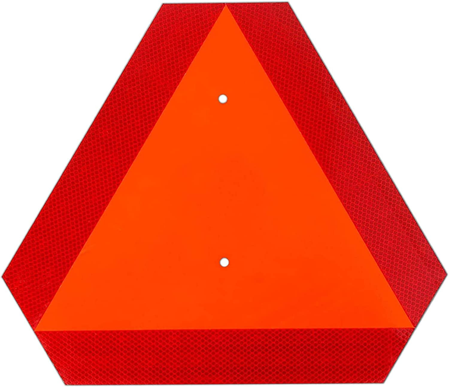 Reflective Slow Moving Vehicle Safety Triangle Sign for Golf Carts and Tractors