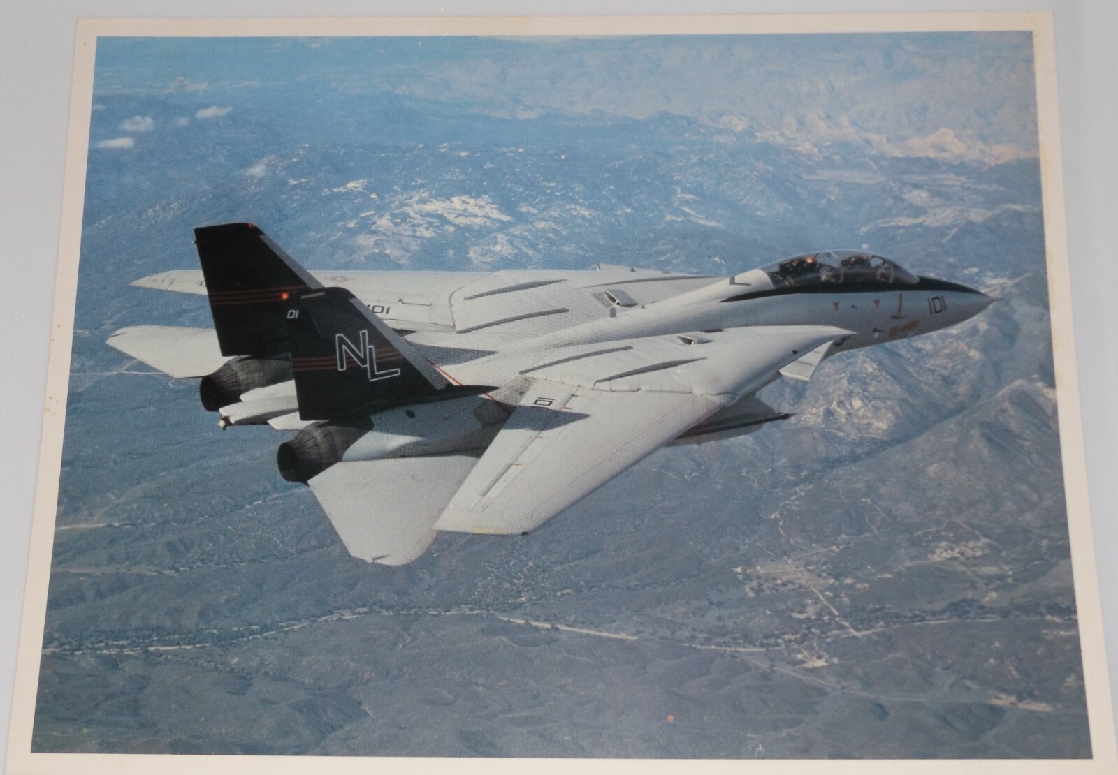 F-14 TOMCAT by GRUMMAN AEROSPACE CORPORATION 2-SIDED COLOR POSTER 8-1/2" x 11"