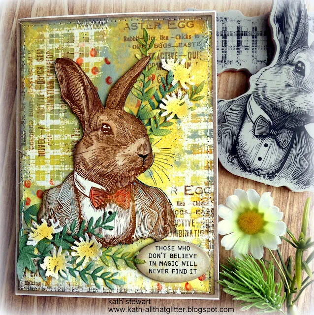 Tim Holtz Stampers Anonymous "MR. RABBIT" Easter Stamp Set- Spring 2024