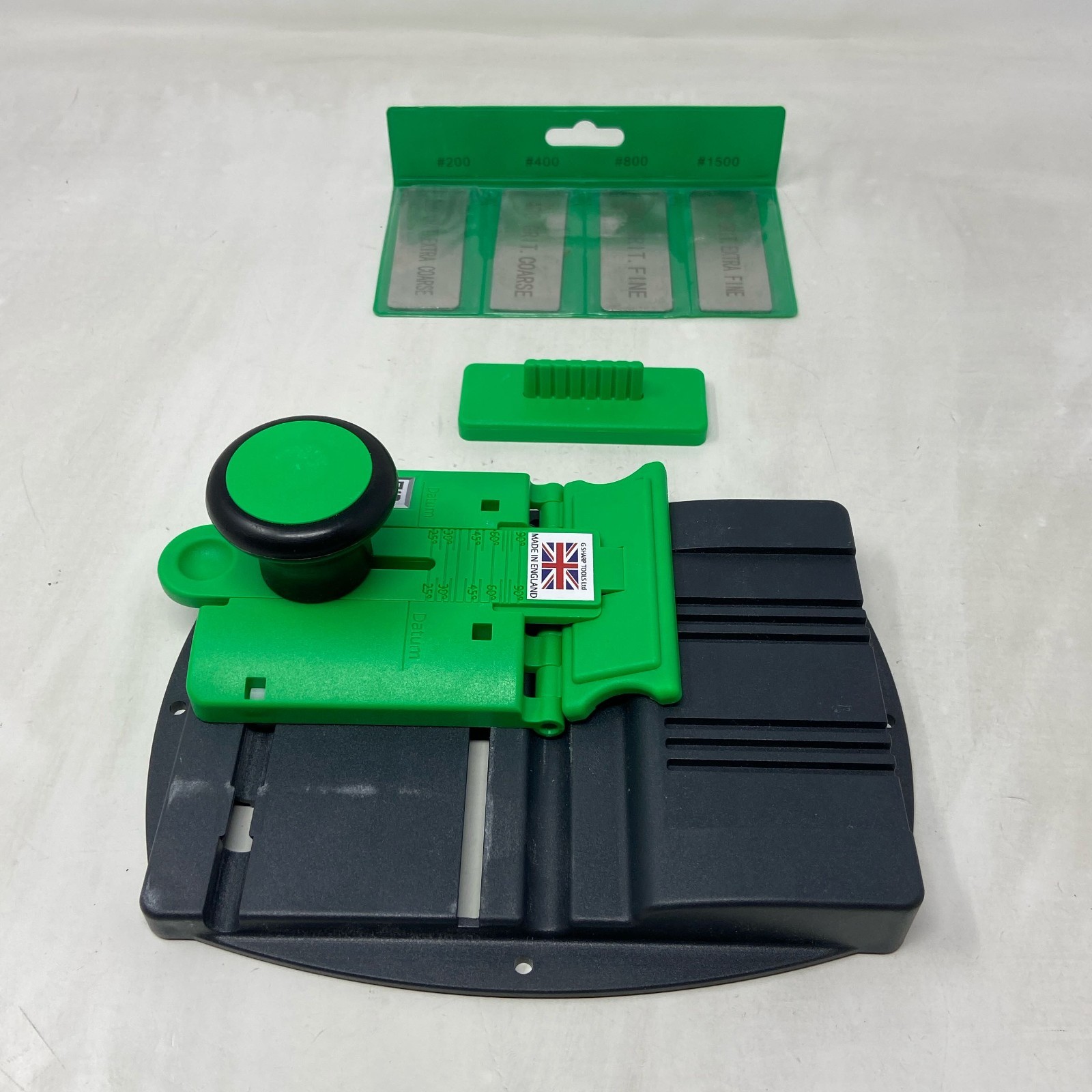 G Sharp Tools Sharp Edge Chisel Sharpener Kit Black/Green 3-85mm