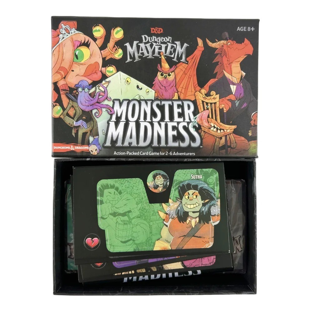 Share Dungeon Mayhem Board Game Cards Monster Madness Card English Toy Gift