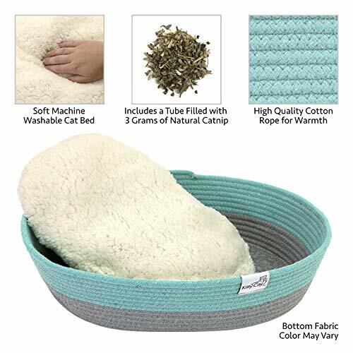 Kitty City Cotton Rope Woven Cat Bed, Cat House- Colors may Assorted Colors