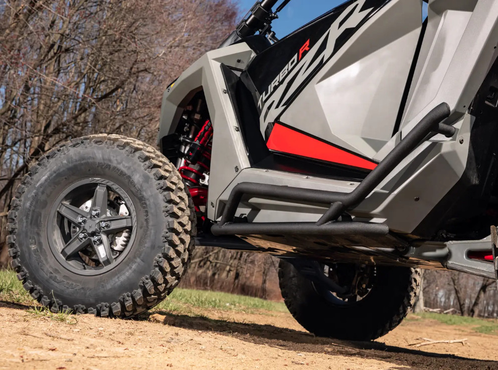 SuperATV Rock Slider Nerf Bars For Polaris RZR Pro / Turbo