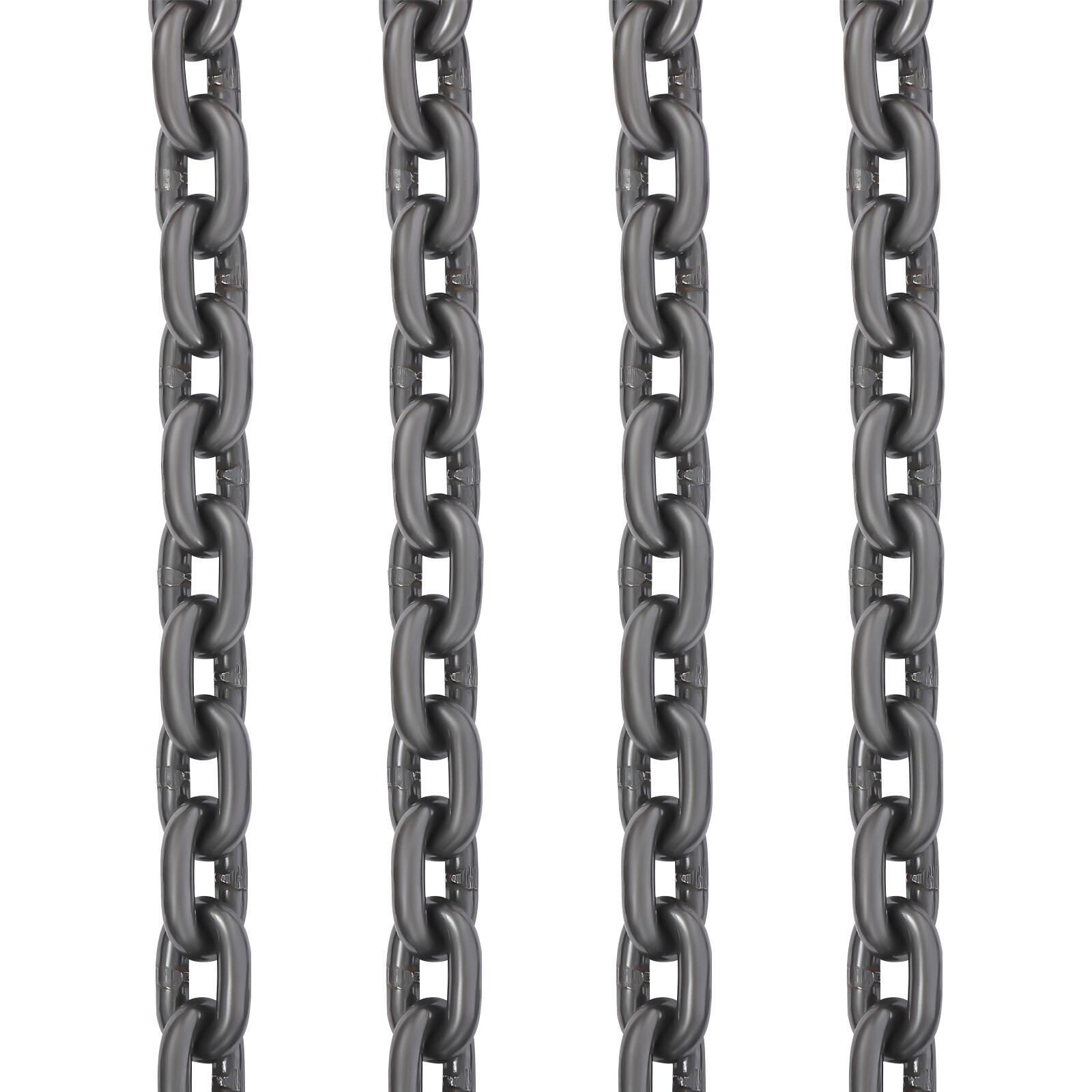 Chain Sling 4 Legs G80 Lifting Chain With Grab Hooks 22046.23lbs 3/8 in x 10ft
