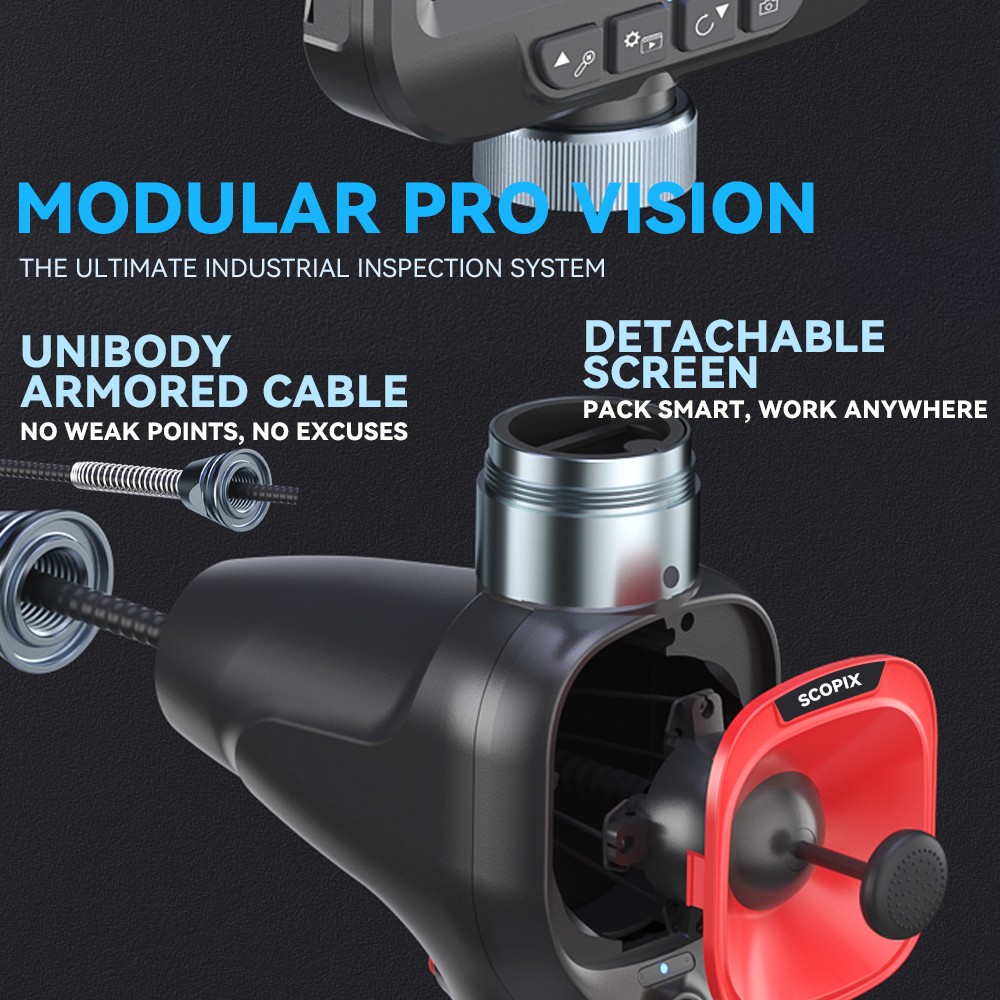 SALE! 4-Way 720° Articulating Borescope Industrial Endoscope Inspection Camera