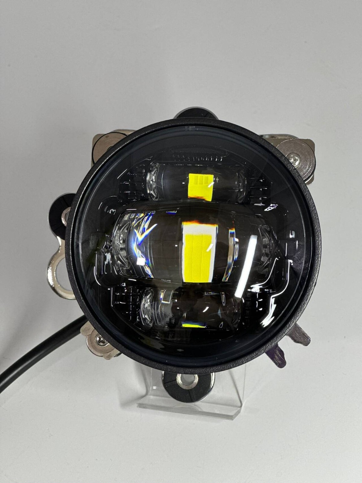 Black LED Driving Fog Lights For Honda Goldwing GL1800 2001-2010 Fog Lamps 2PCS