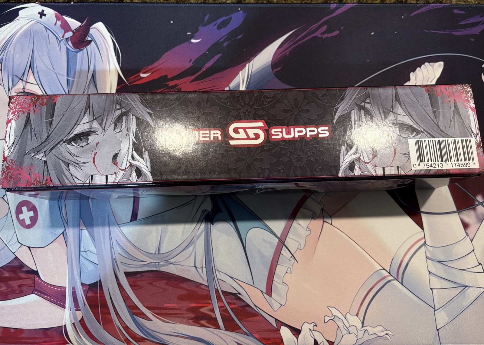 Gamersupps GG Waifu Cups x Vei: Bloodlust Mousepad Deskmat New