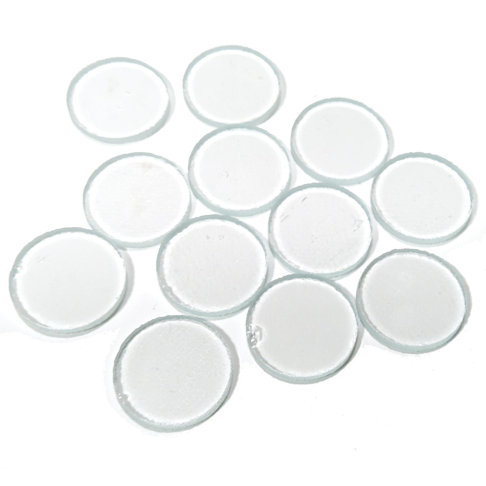 Clear Fusible Precut Circles COE 96 Glass Blanks - 5 Sizes Available