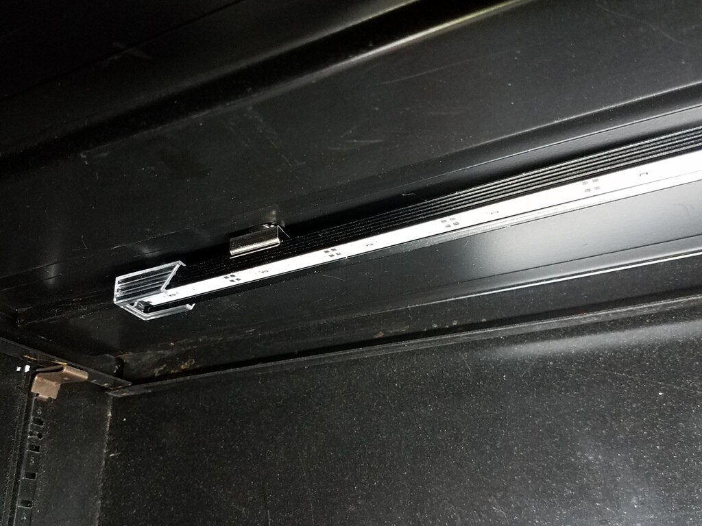 Super Bright Magnet LED Light Workbench Toolbox Auto Shop Under Cabinet Black