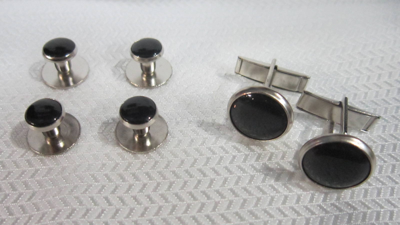 Formal Studs and Cufflinks Tuxedo Shirt Stud Cufflinx Prom Tux Cuff Link Set