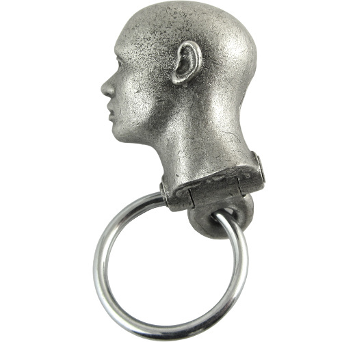Anatomical Human Head Keychain - Medical Anatomy, Biology, Neurology