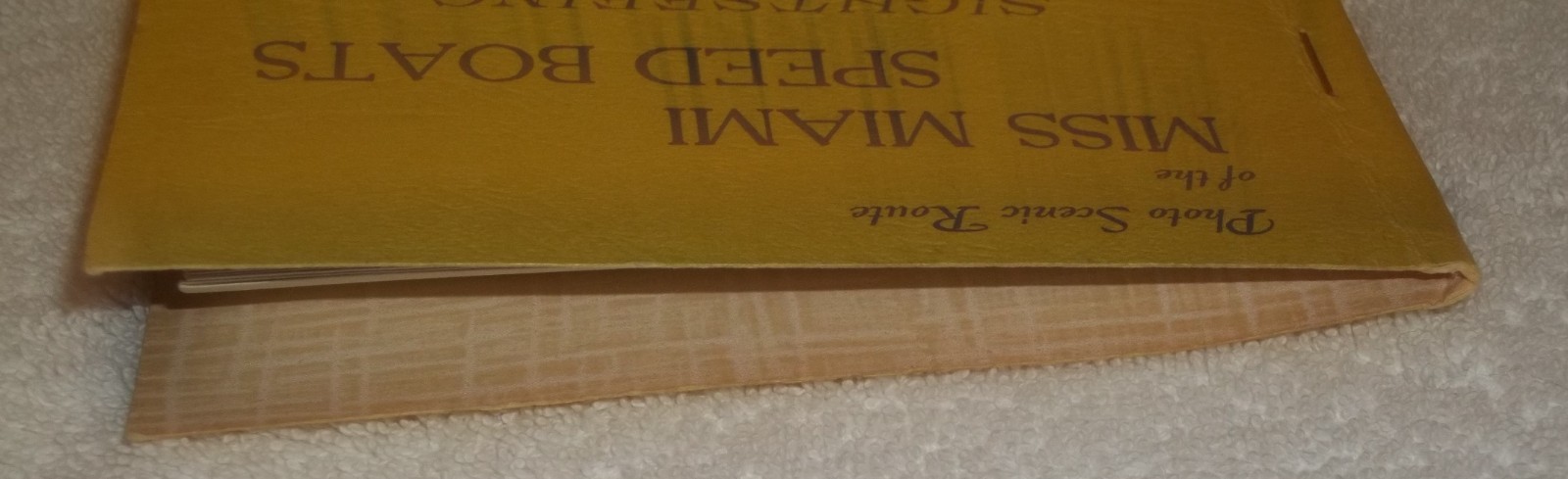 Photo Scenic Route Miss Miami Speed Boats Sightseeing BOOKLET Al Capones Home et